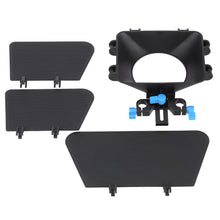 Caixa Camshade para 15mm Rail Rod Follow Focus Rig Gaiola Filme kit sistema de tomada de filme para nikon canon dslr camera camcorder dv