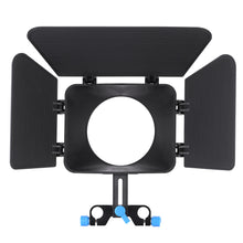 Caixa Camshade para 15mm Rail Rod Follow Focus Rig Gaiola Filme kit sistema de tomada de filme para nikon canon dslr camera camcorder dv